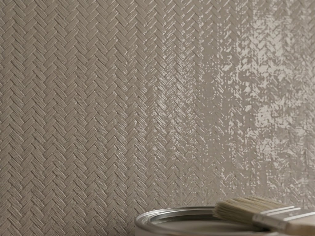 Glasvezelbehang ruitjes